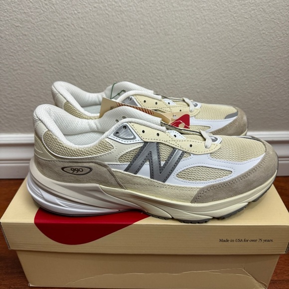 New Balance 9906 MiUSA Cream Size 10.5 - Picture 1 of 7